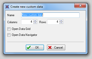 图 11.1  Create New Custom Data Dialog (创建新自定义数据对话框)